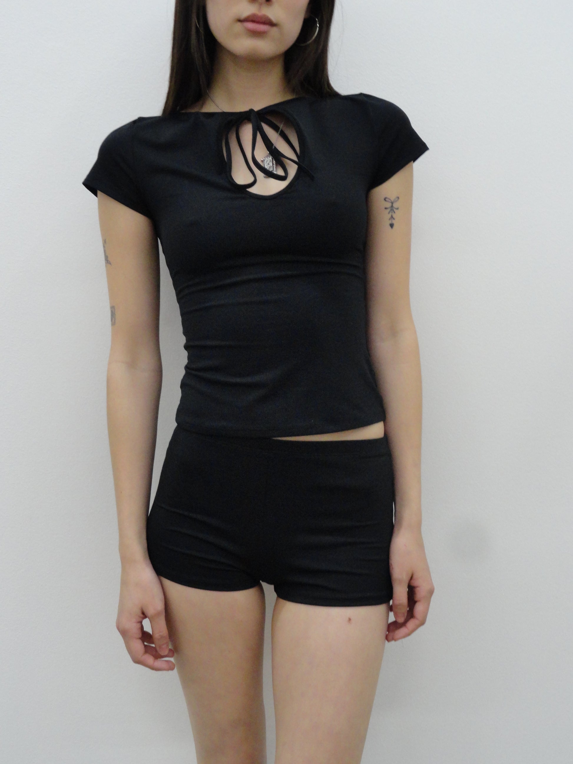Cleo Hot Shorts in Midnight