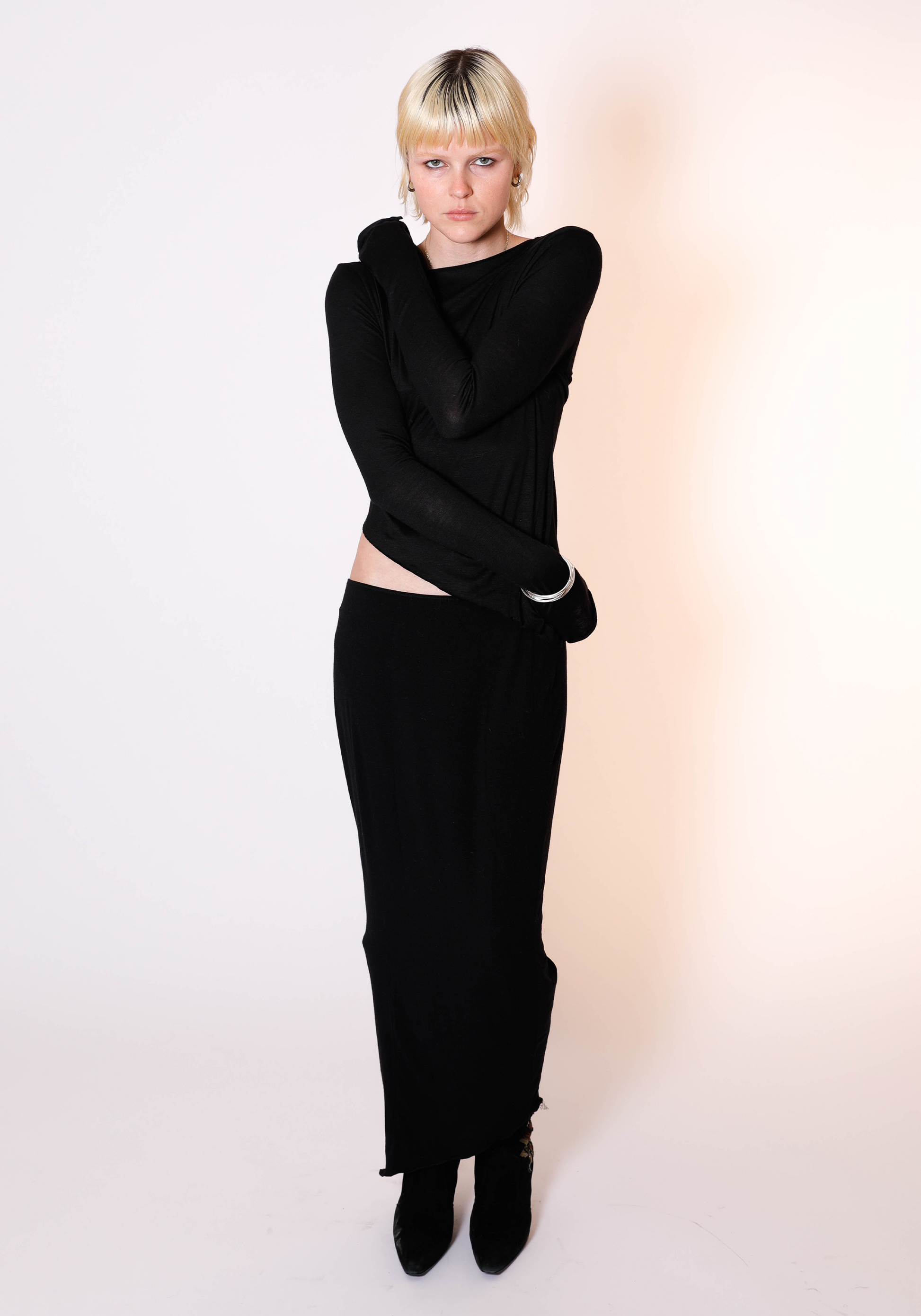 PRE-ORDER Demeter Long Sleeve Top in Midnight
