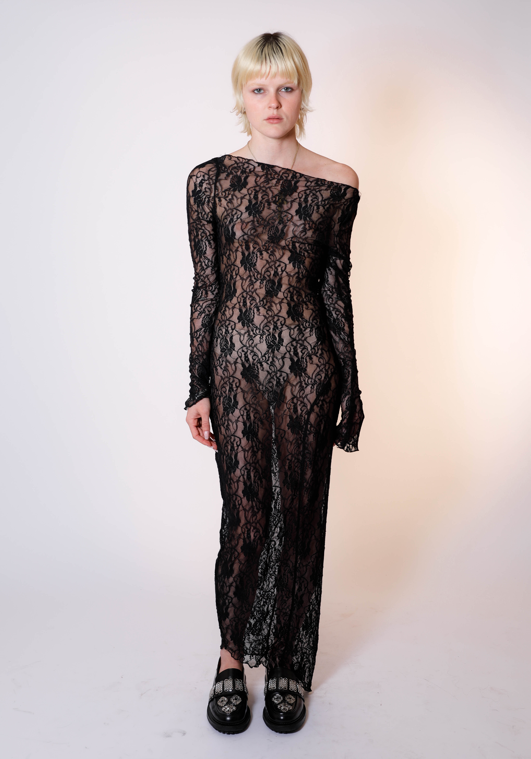 Demeter Long Sleeve Dress in Midnight Lace XS Demeter Long Sleeve Dress in Midnight Lace XS