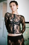 Mars Cardigan in Midnight Lace