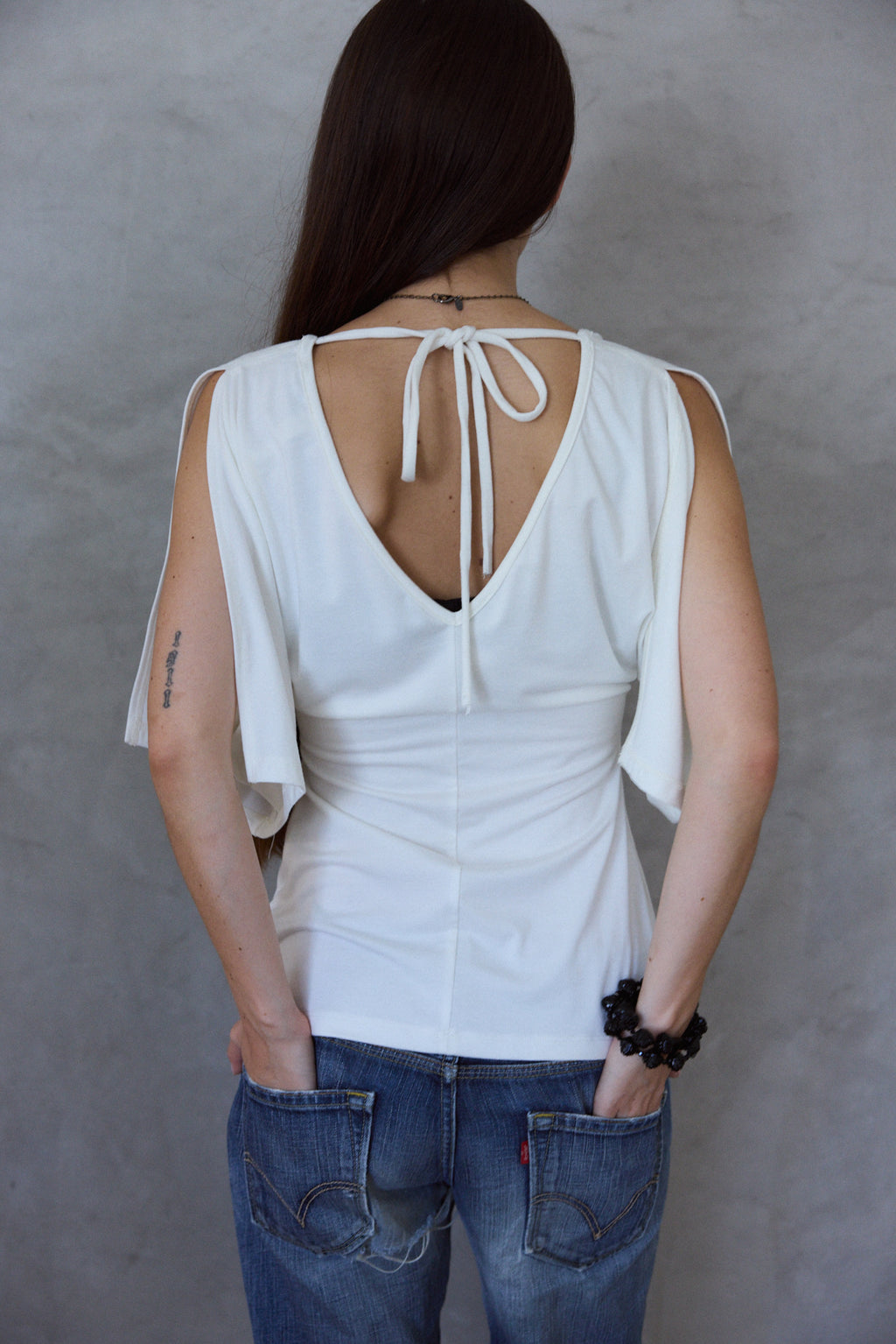 Lily Flutter Tee in Orchid