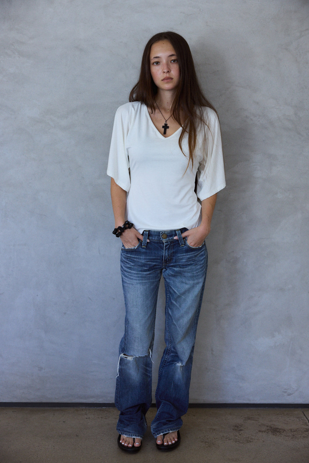 Lily Flutter Tee in Orchid
