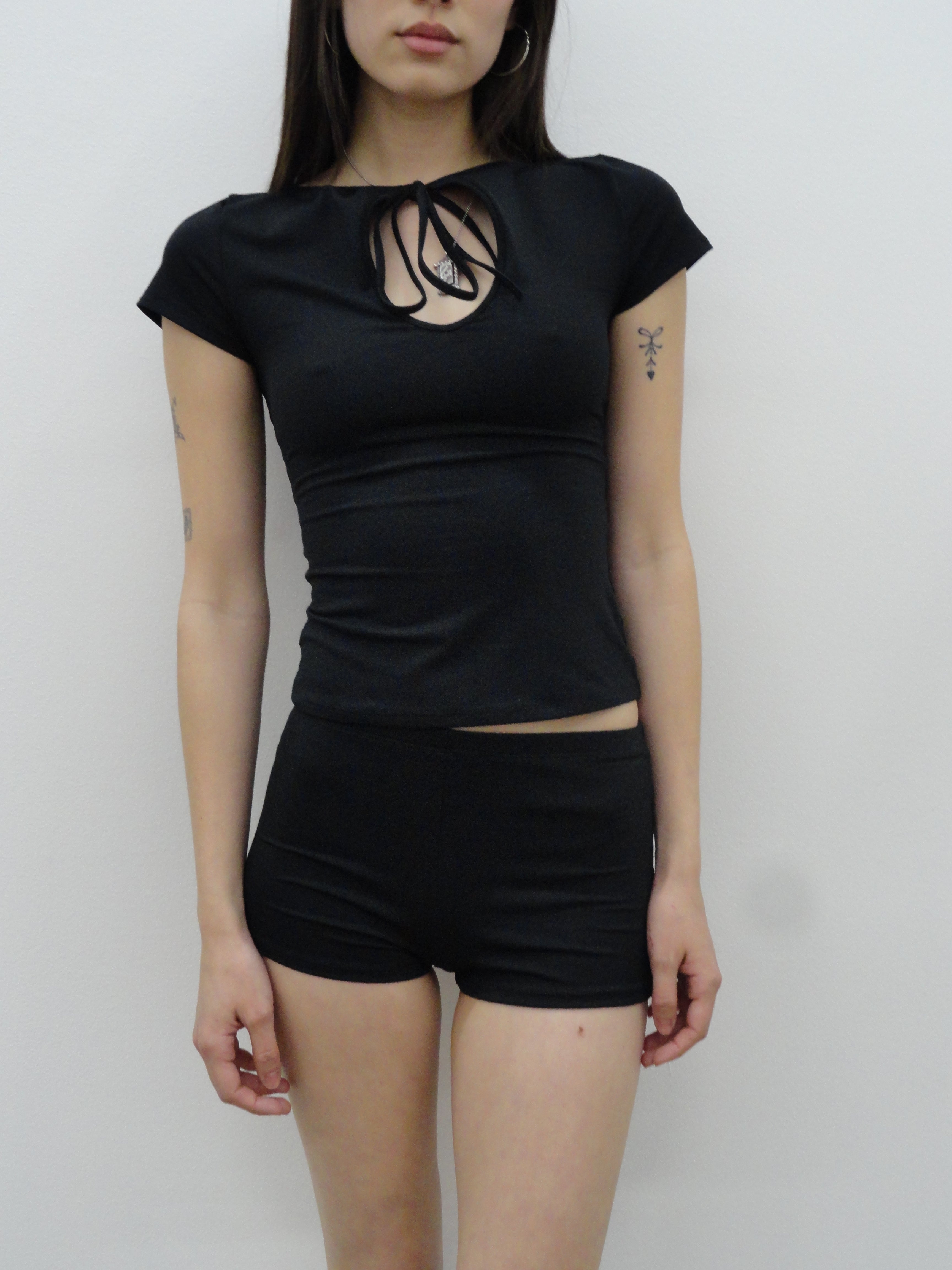 Cleo Keyhole Top in Midnight