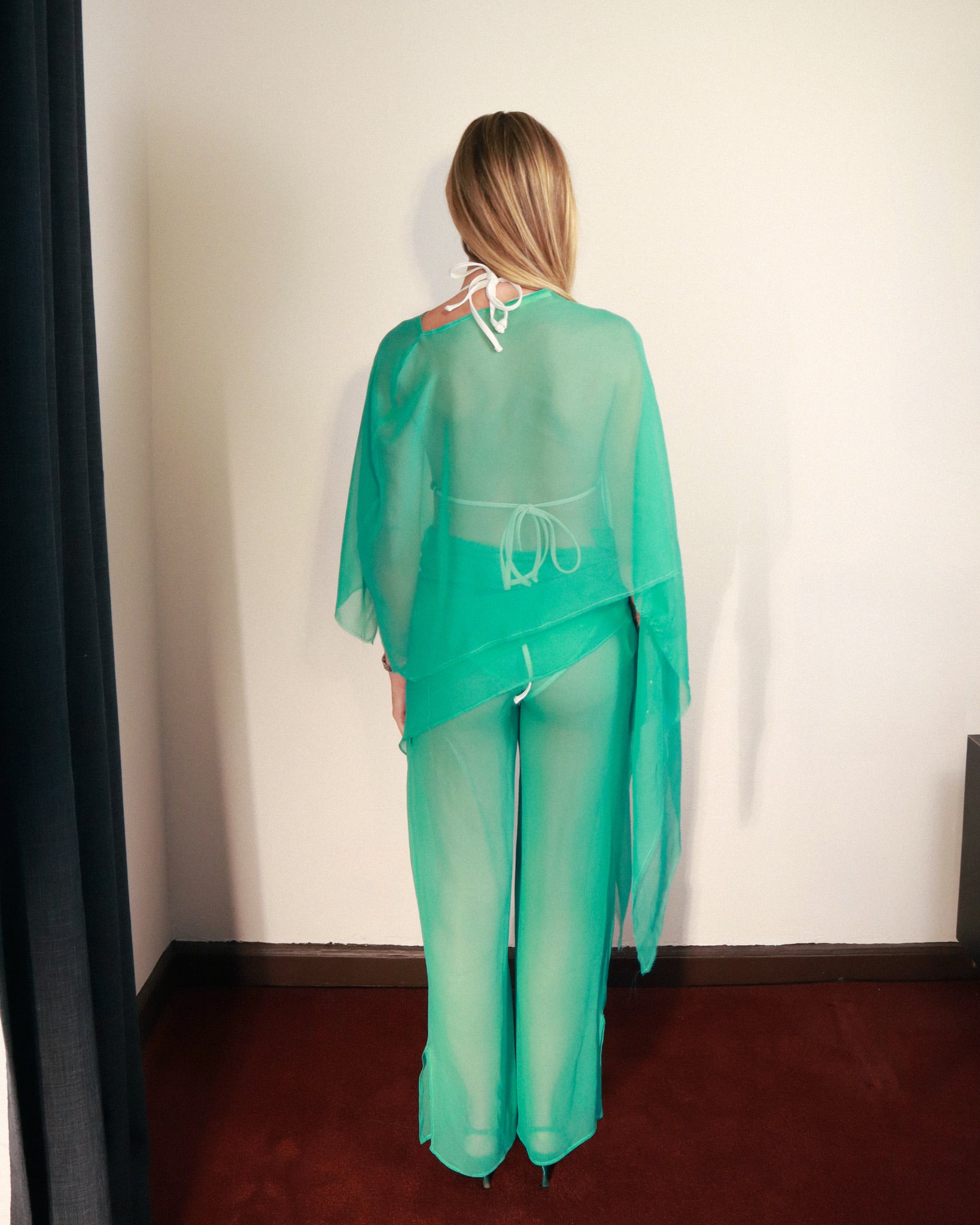 PRE ORDER Hadley Poncho in Lagoon