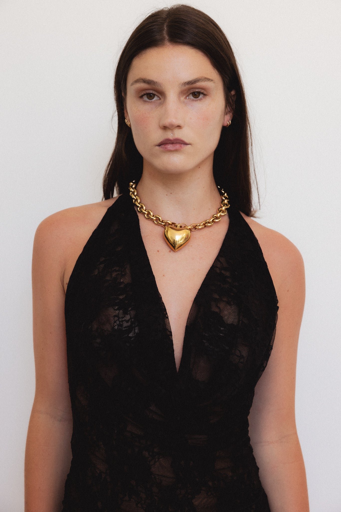 Psyche Top in Midnight Lace