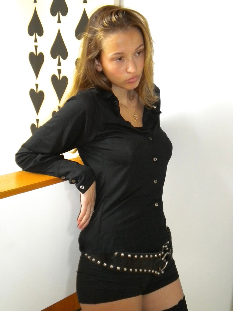 Constantina Top in Midnight