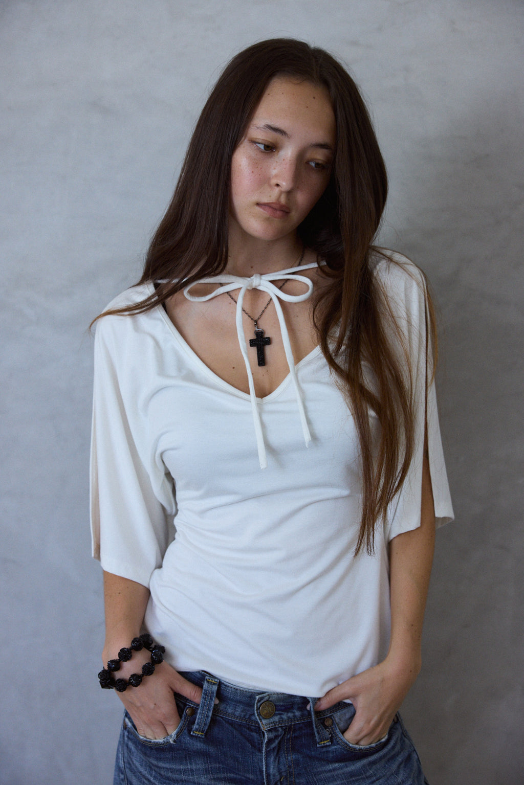 Lily Flutter Tee in Orchid