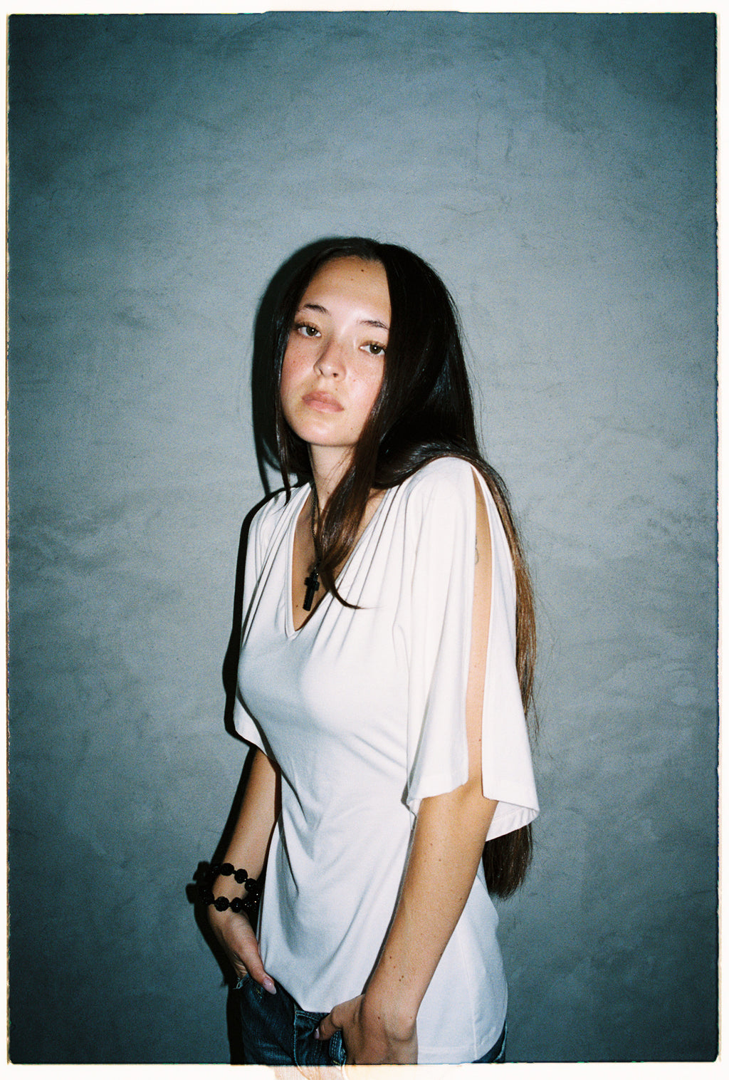 Lily Flutter Tee in Orchid
