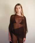 Hadley Poncho in Toasted Coconut