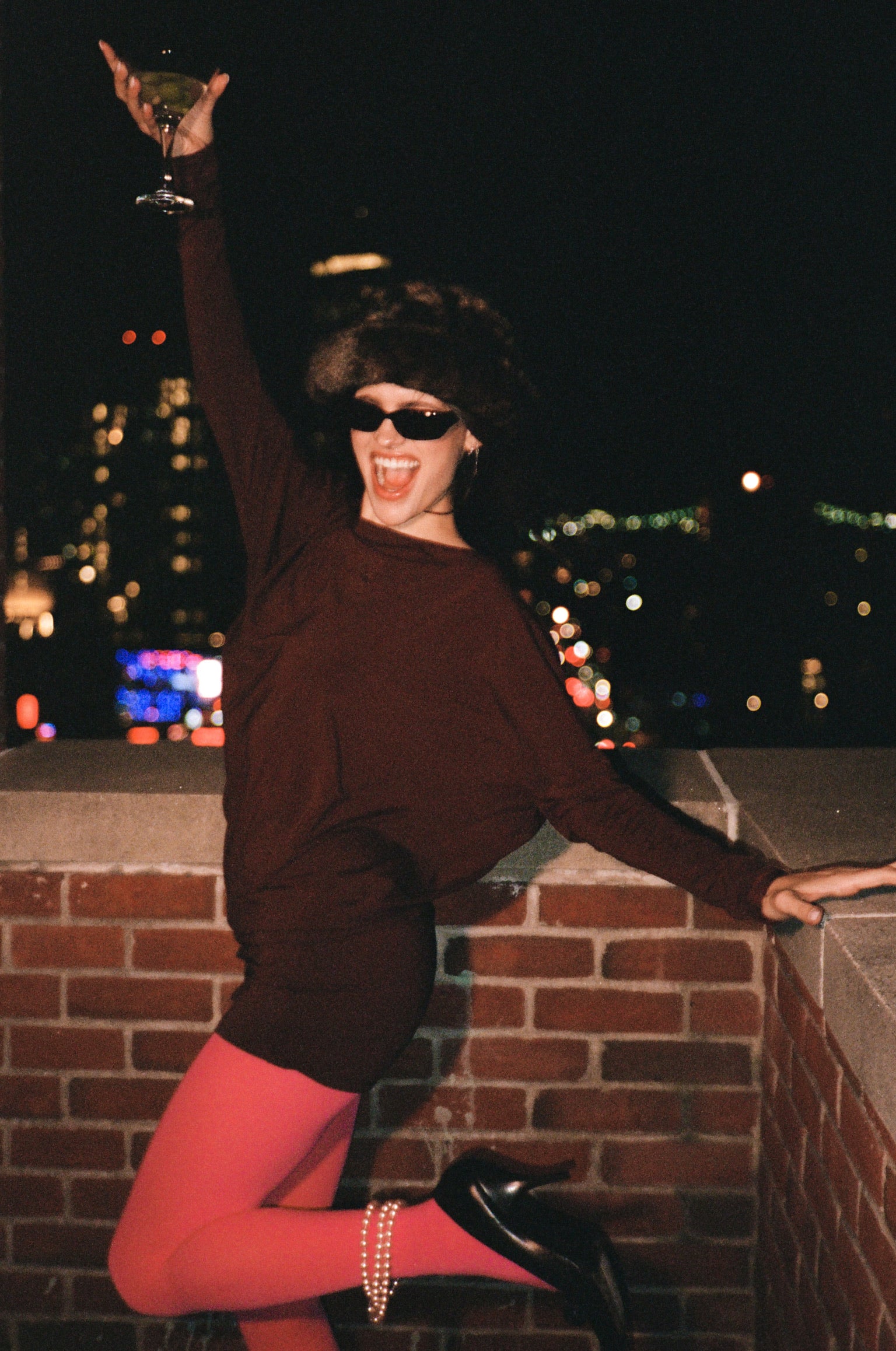 The Julia Dress in Merlot