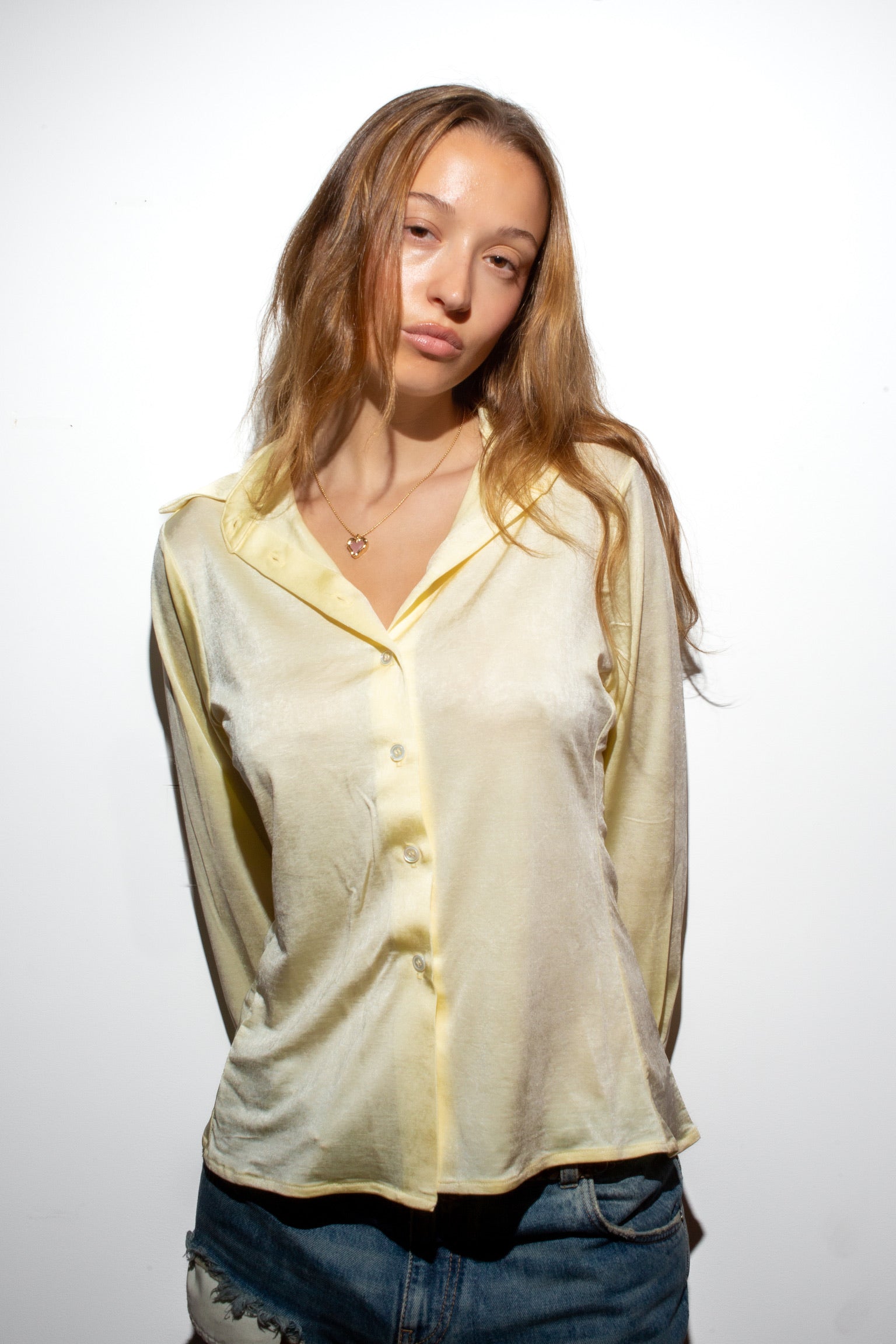 Constantina Top in Buttercream