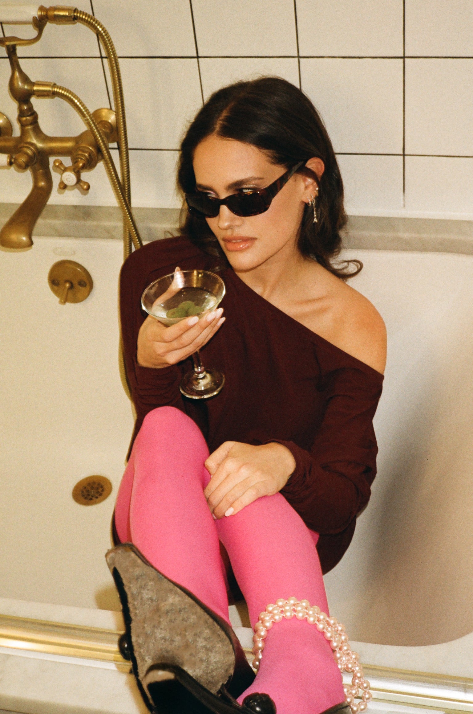 PRE ORDER The Julia Dress in Merlot