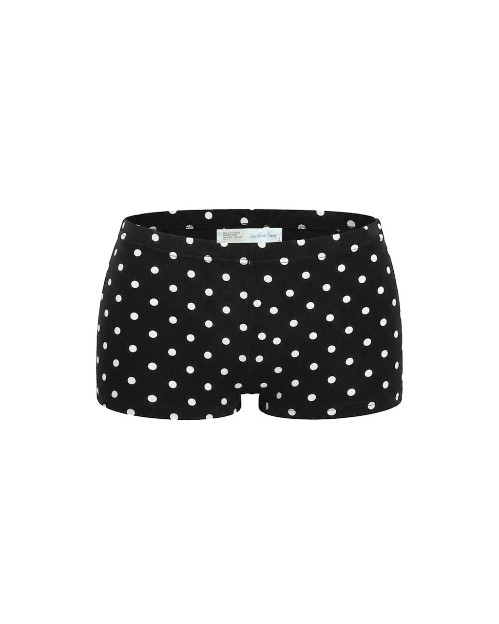 Cleo Hot Shorts in Black Polka Dot