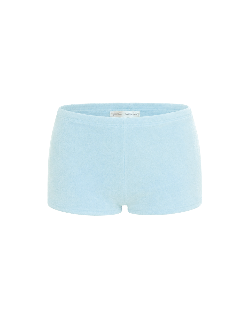 Cleo Hot Shorts in Ice Blue Terry