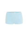 Cleo Hot Shorts in Ice Blue Terry