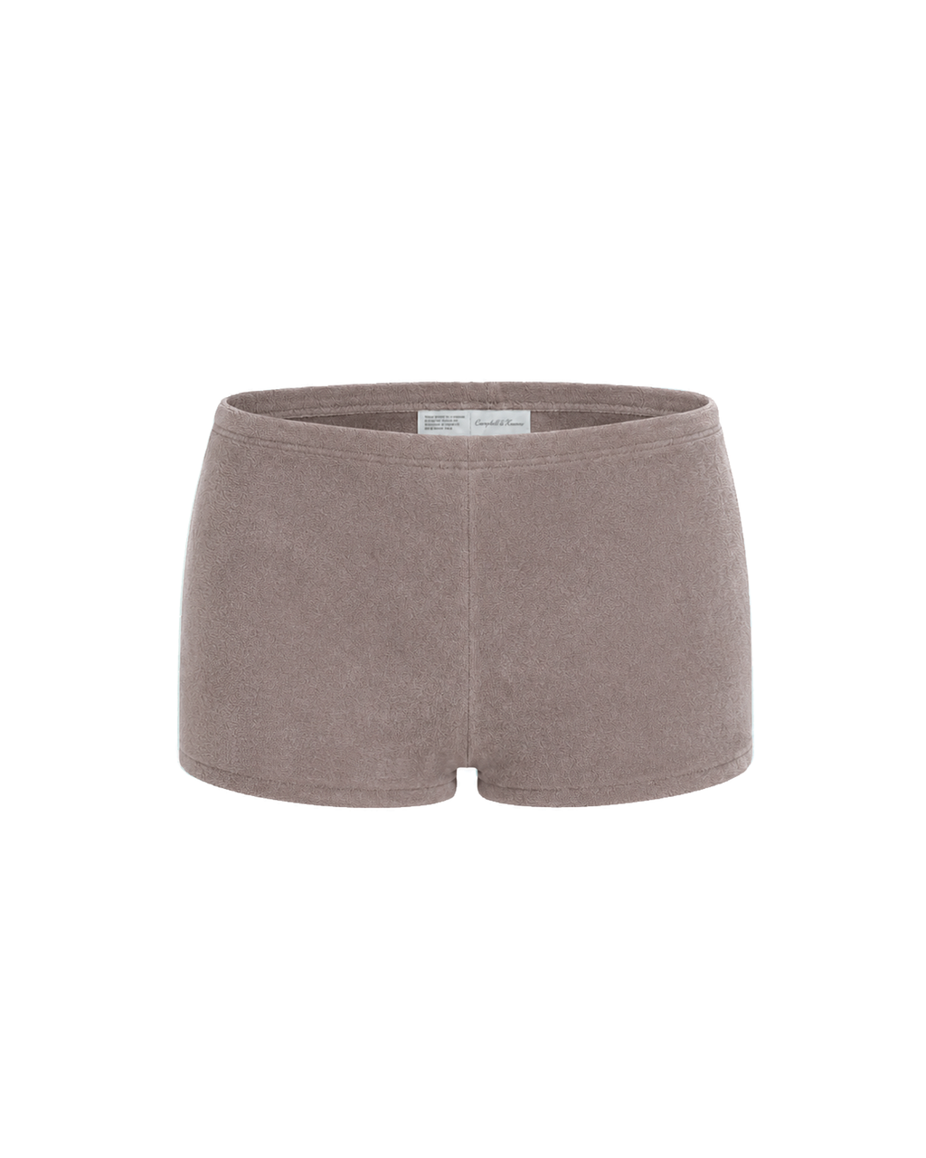 Cleo Hot Shorts in Mushroom Grey Terry
