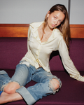 Constantina Top in Buttercream