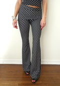 Thalia Pants in Black Polka Dot