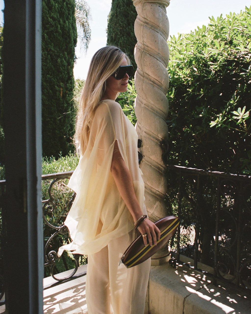 PRE ORDER Hadley Poncho in Limoncello