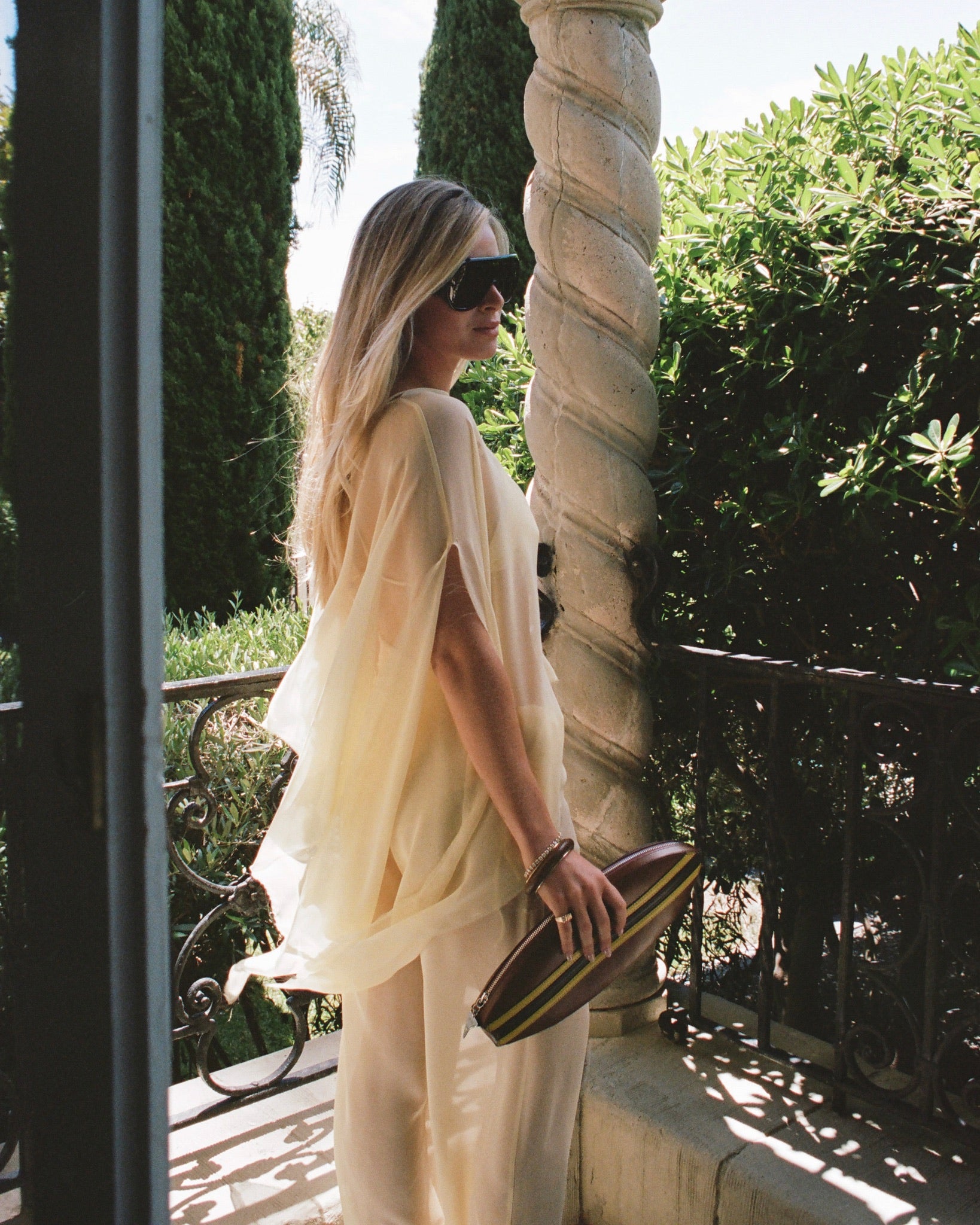 PRE ORDER Hadley Poncho in Limoncello
