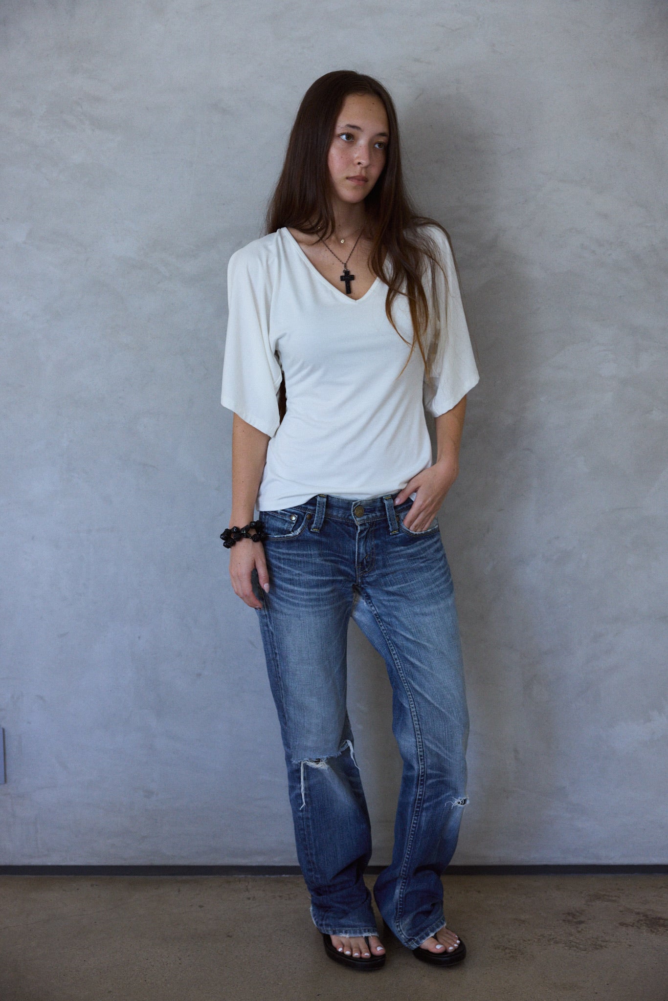 Lily Flutter Tee in Orchid