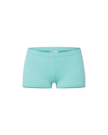 Julia Micro Shorts in Aquamarine