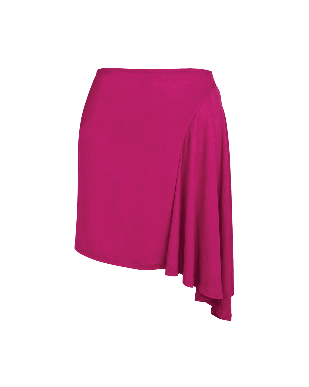 Demeter Midi Skirt in Fuchsia