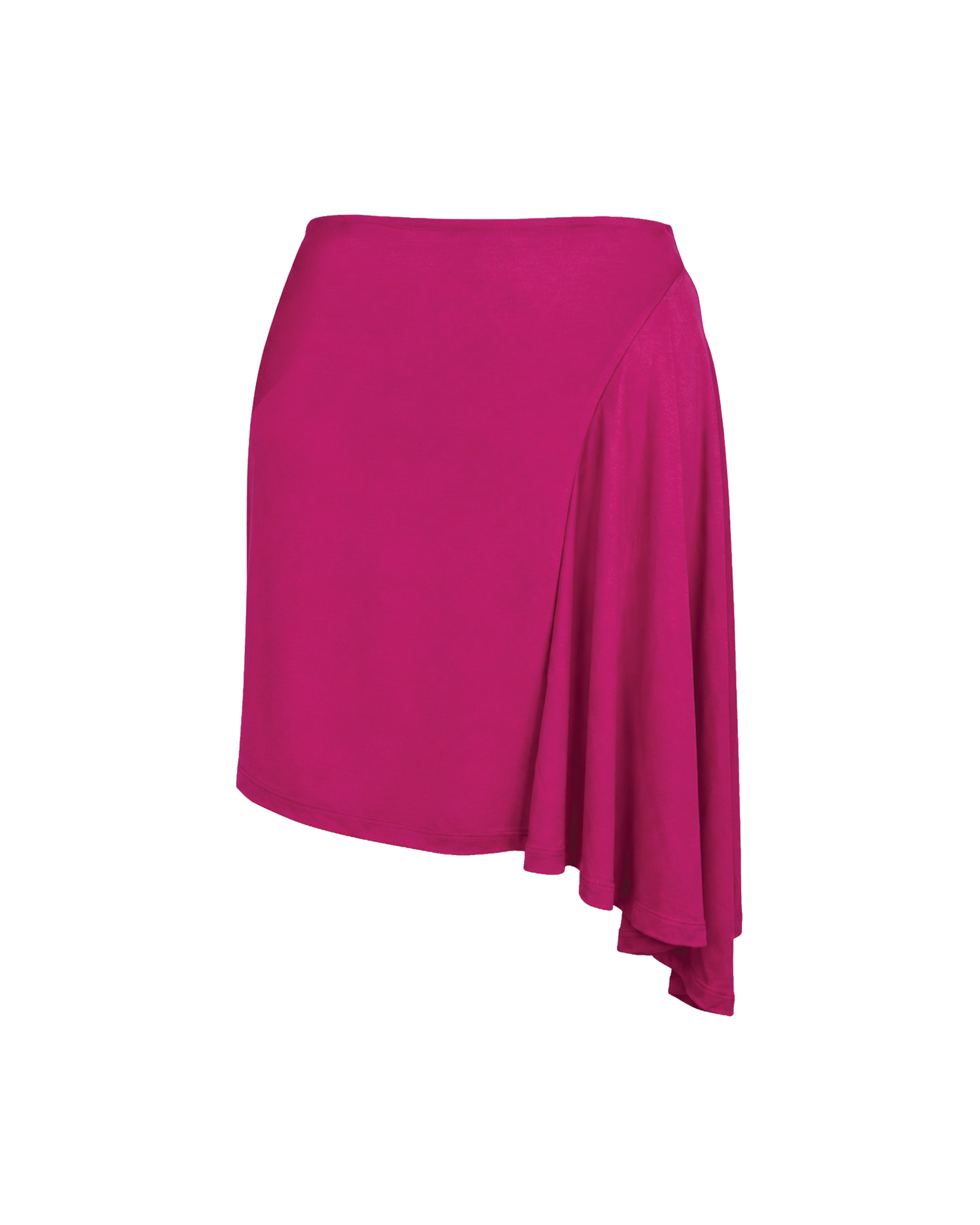Demeter Midi Skirt in Fuchsia