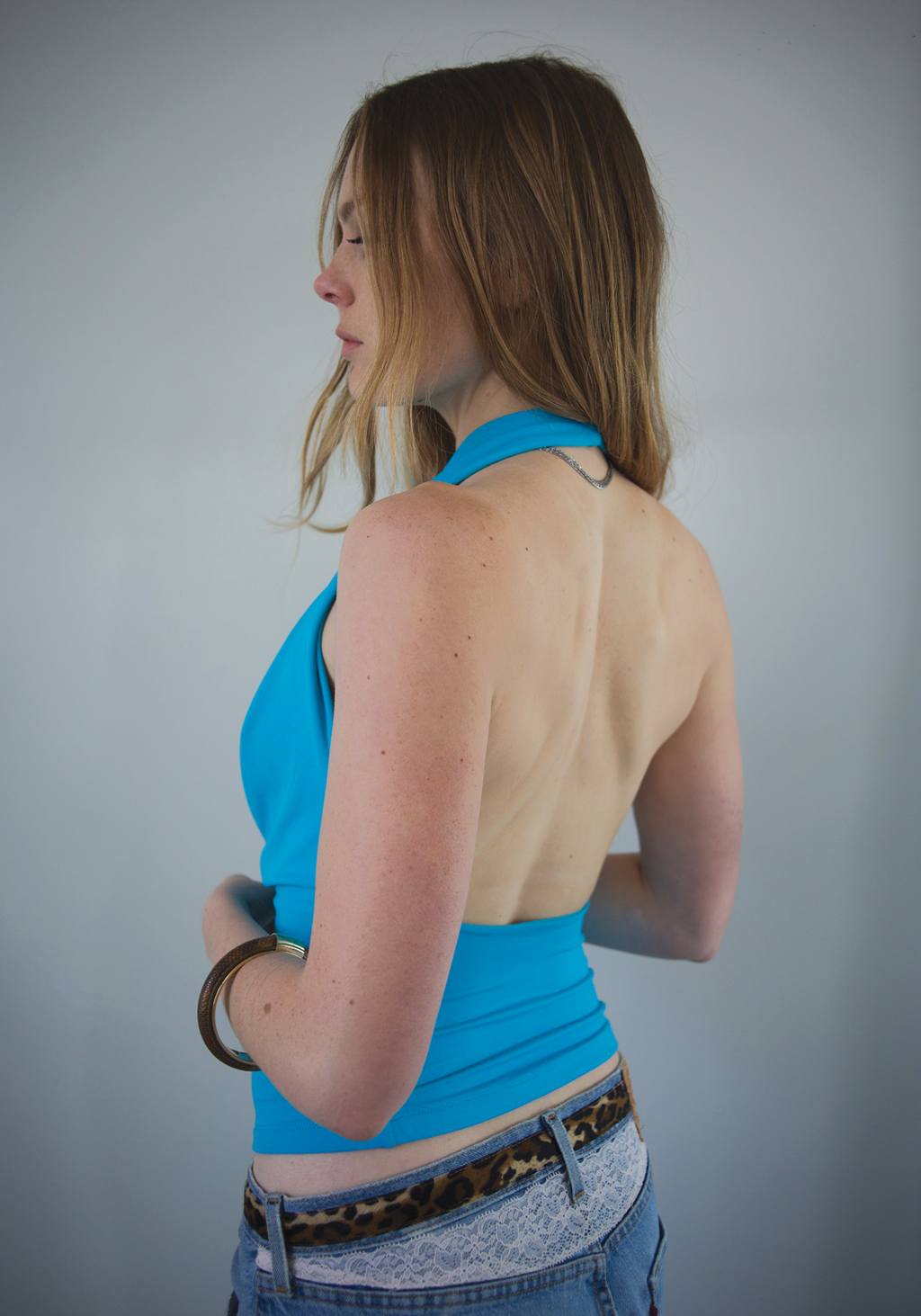 Psyche Top in Aqua