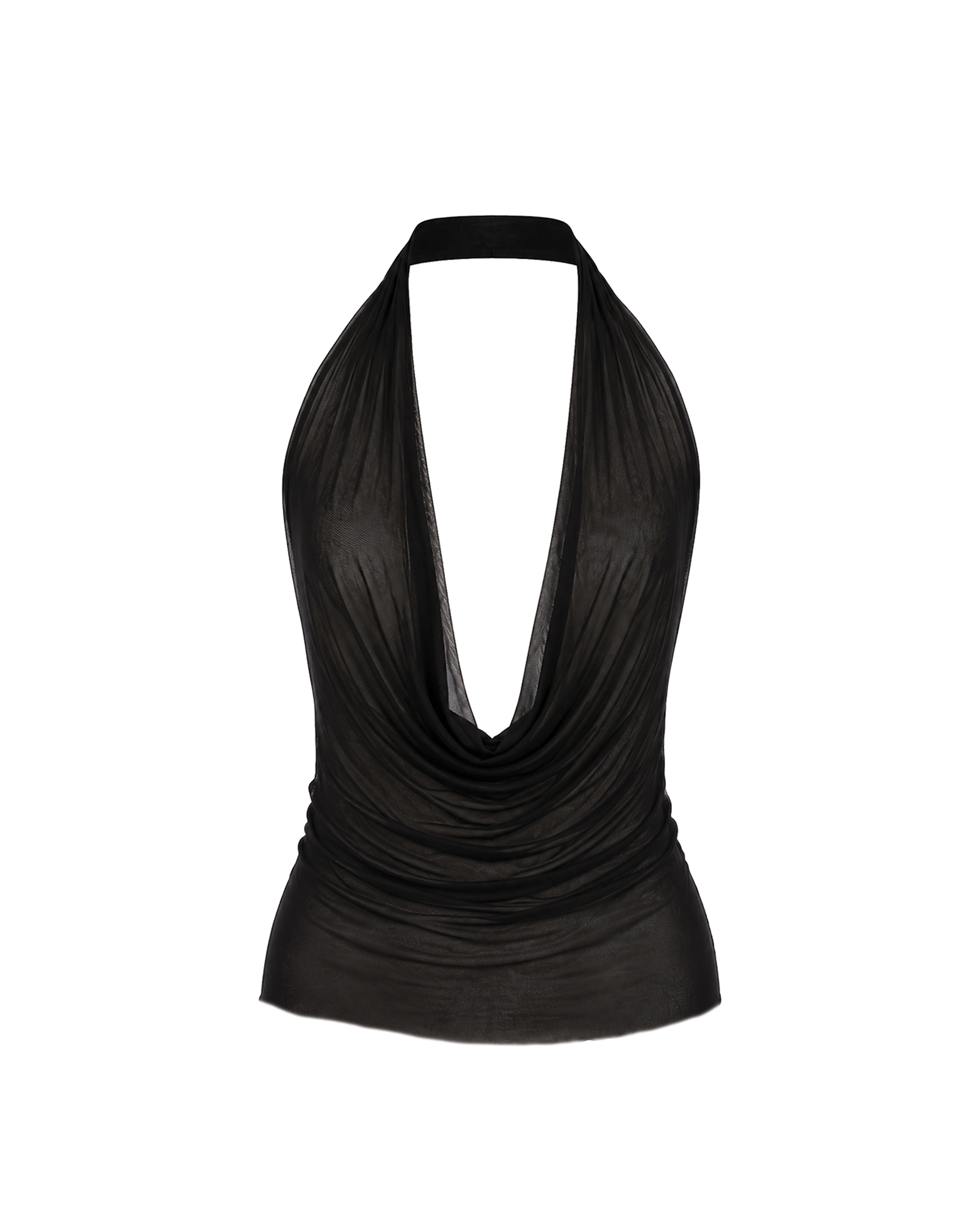 Psyche Top in Midnight Mesh