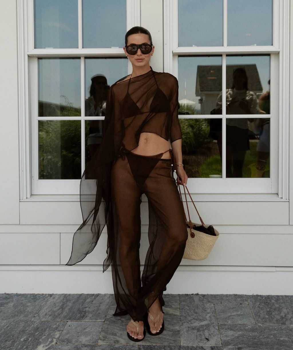 Hadley Poncho in Toasted Coconut