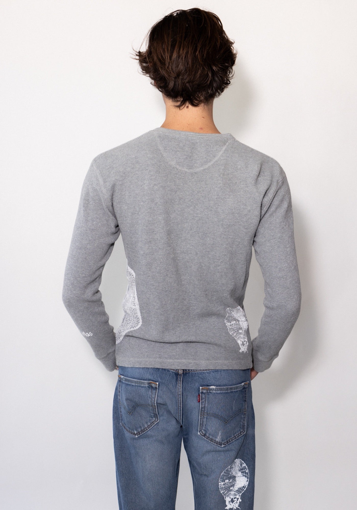 York Gray Waffle Knit