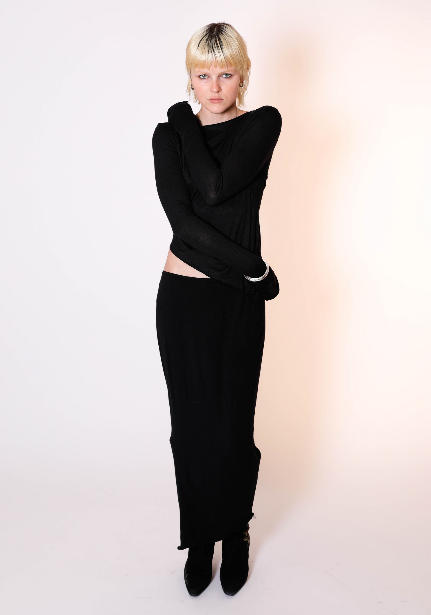 Demeter Long Sleeve Top in Midnight