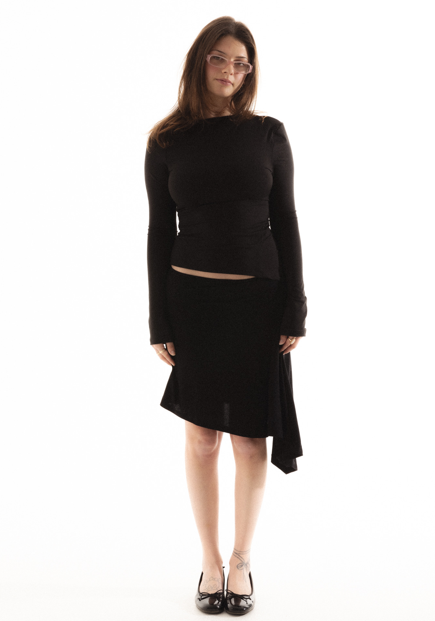 Demeter Long Sleeve Top in Midnight