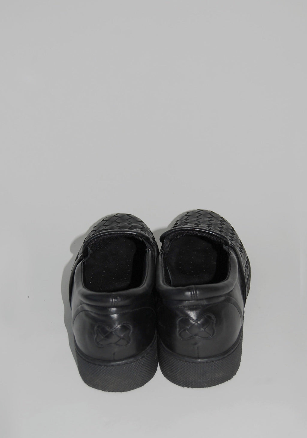 Bottega Veneta Black Woven Sneakers | Size: 40