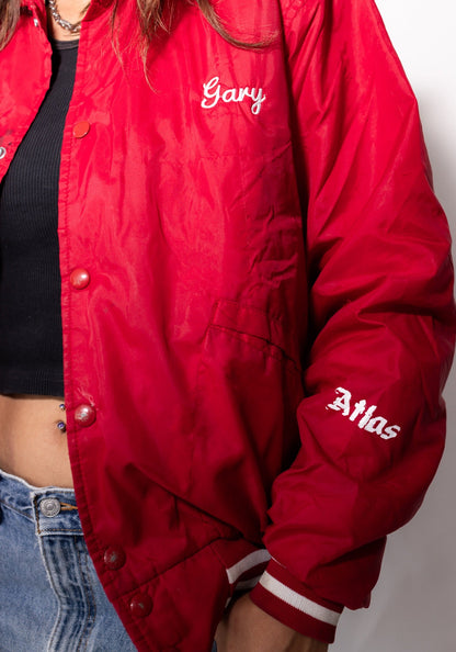 Miller's Baseball Red Bomber Jacket