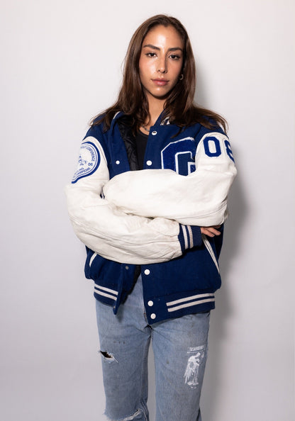 Glastonbury Royal Blue Varsity Jacket