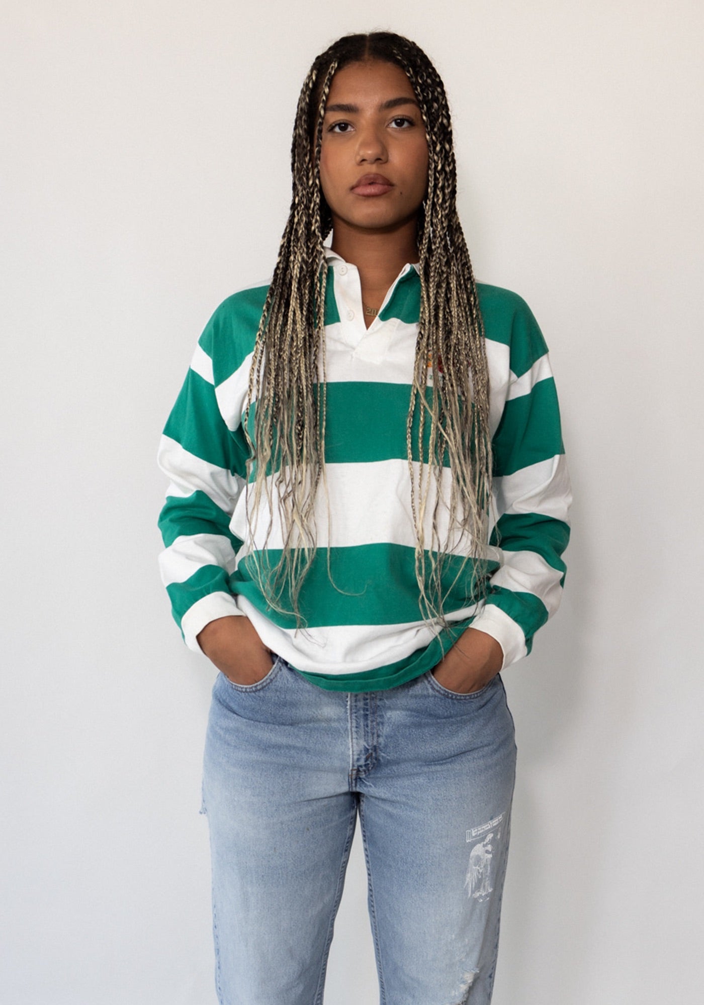 Striped Green Rugby Shirt