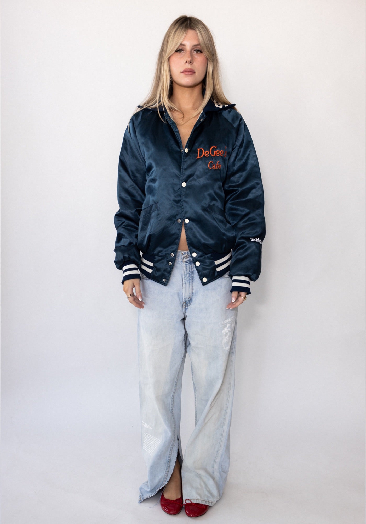 DeeGee Navy Bomber Jacket