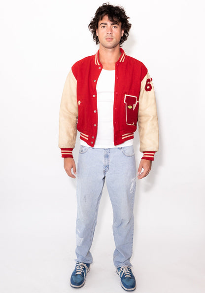 W67 Red Varsity Jacket