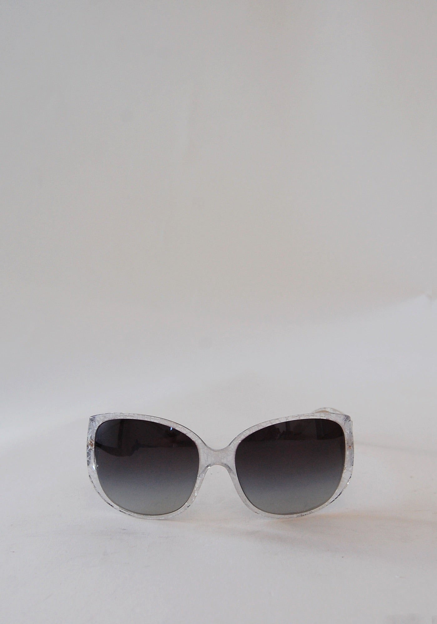 Dolce and Gabbana White Sicilian Lace Sunglasses