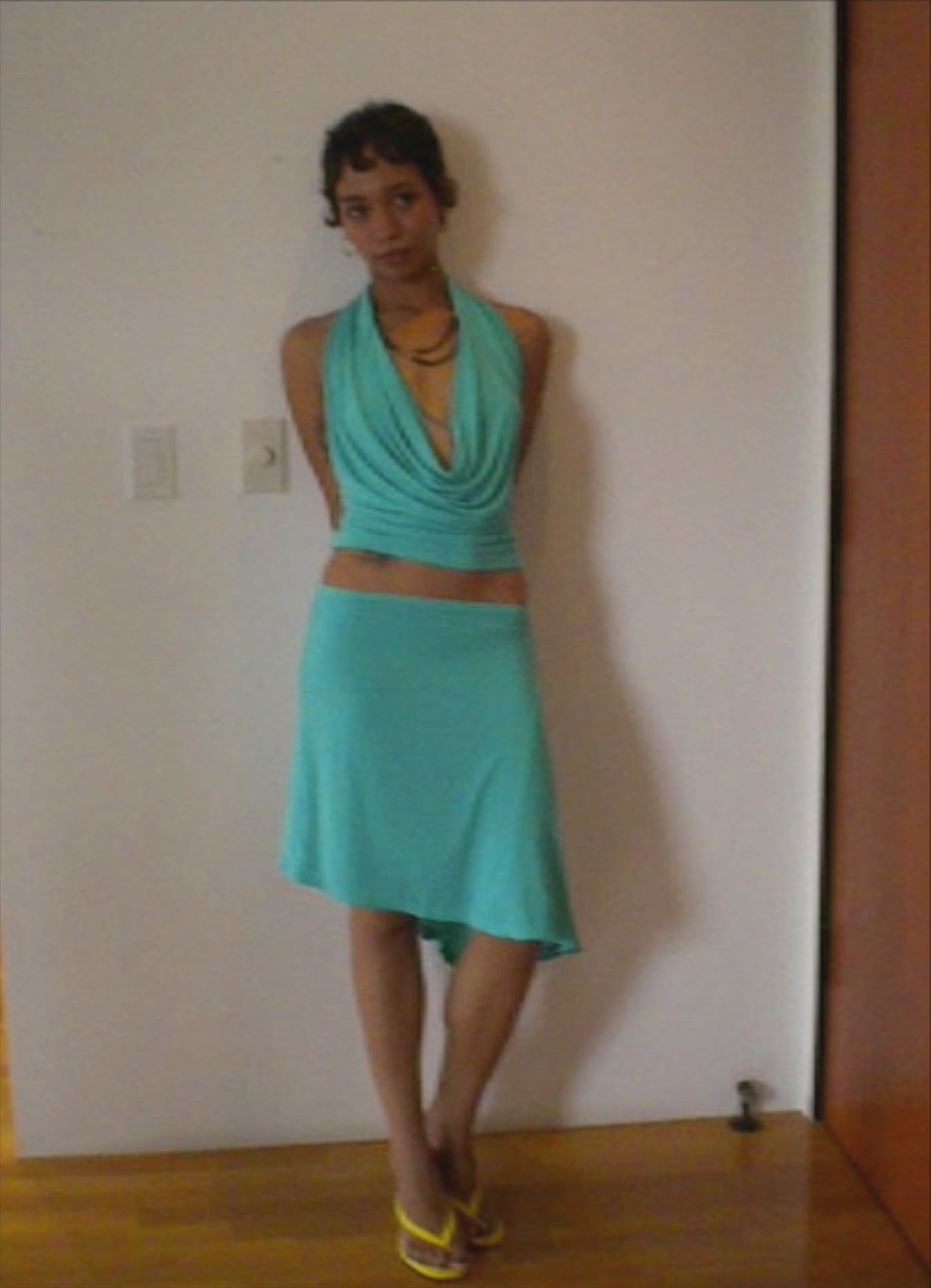 Psyche Top in Teal