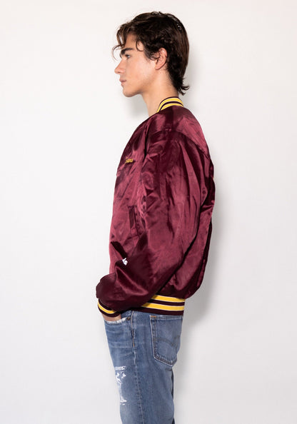 Brookwood Burgundy Bomber Jacket