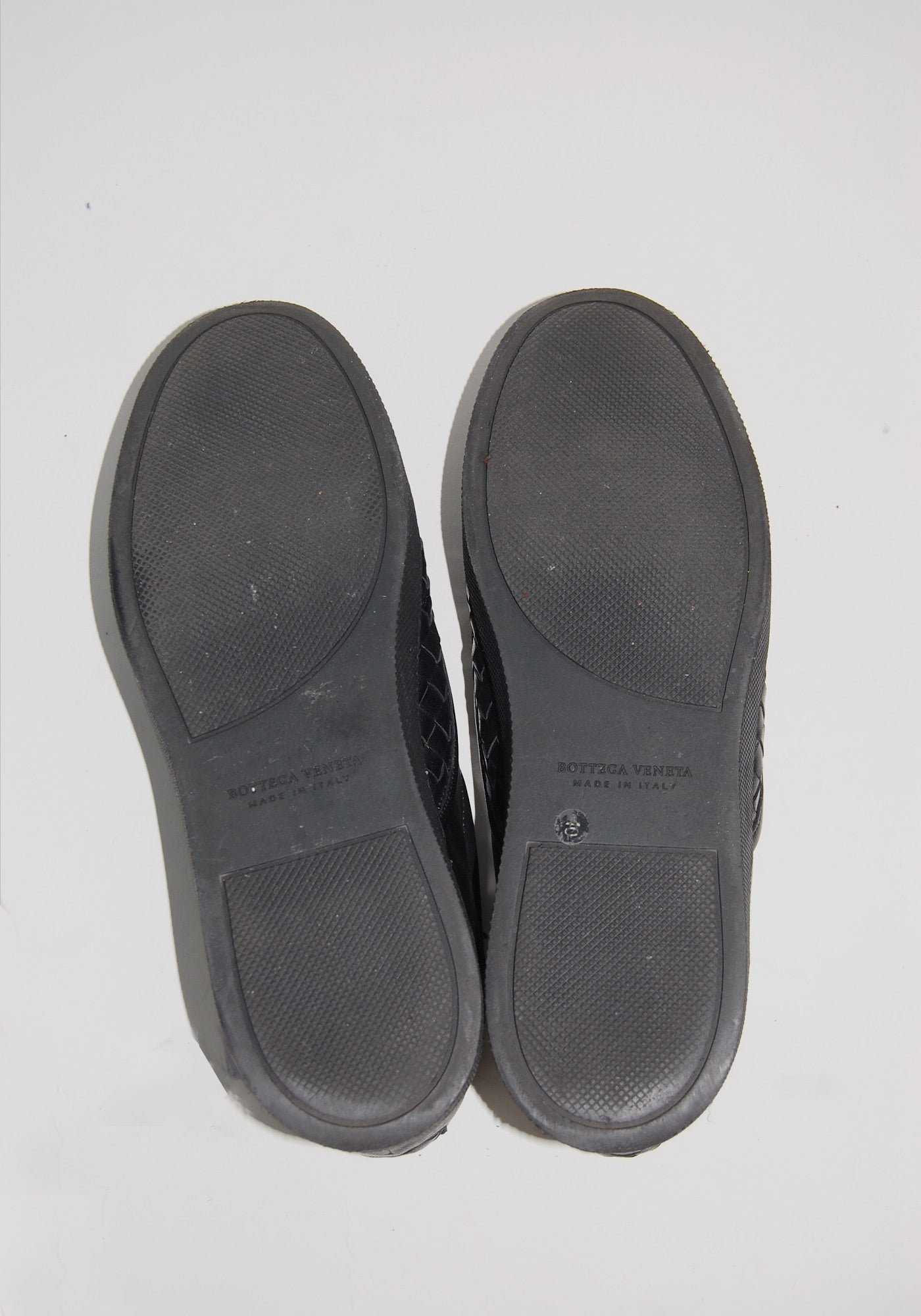 Bottega Veneta Black Woven Sneakers | Size: 40