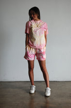 Load image into Gallery viewer, STRAWBERRY LEMONADE TIE DYE SHORTS